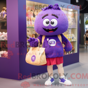 Purple Meatballs mascot...