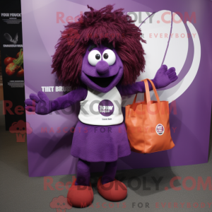 Purple Meatballs maskot...