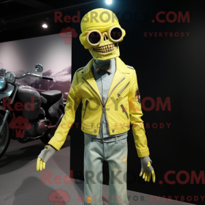 Lemon Yellow Zombie mascot...