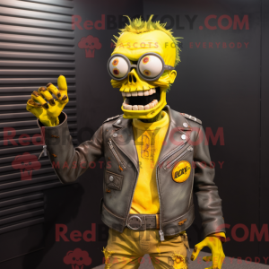 Figura de máscara de zumbi...