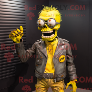 Lemon Yellow Zombie mascot...