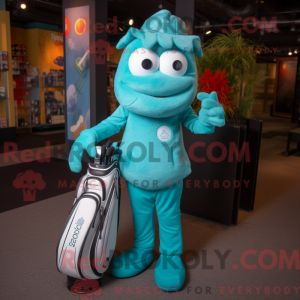 Turkis Golf Bag maskot...