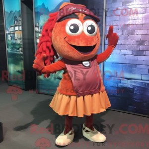 Rust Cod mascot costume...