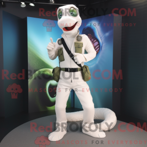 White Snake mascot costume...