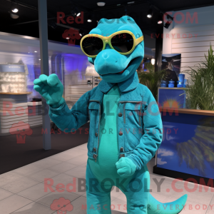 Turquoise Loch Ness Monster...