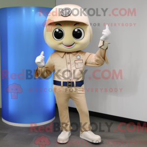 Beige Wrist Watch mascot...