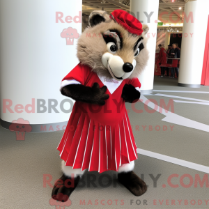 Red Badger maskotdraktfigur...
