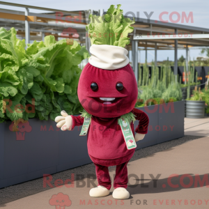 Maroon Turnip mascot...