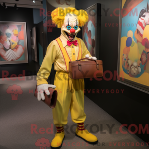 Maskotdraktfigura Yellow...