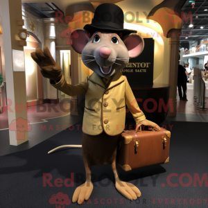 Gold Ratatouille mascot...