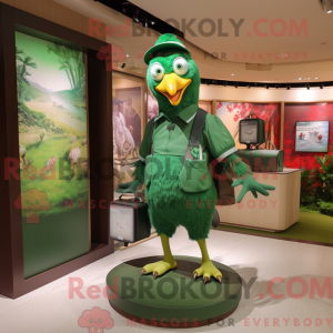 Forest Green Hens mascot...