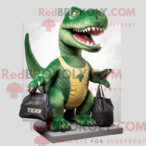 Personaggio mascotte T Rex...