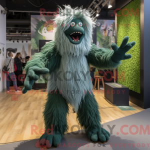Forest Green Yeti mascot...