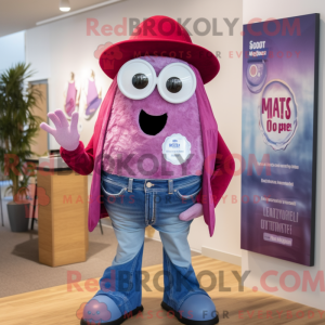 Disfraz de mascota Magenta...