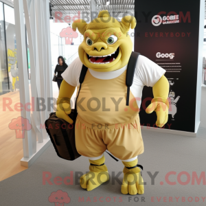 Disfraz de mascota Gold...