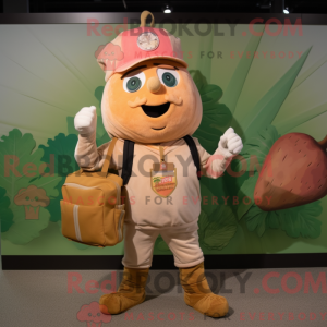 Peach Turnip mascot costume...