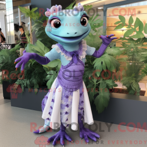 Lavender Geckos mascot...