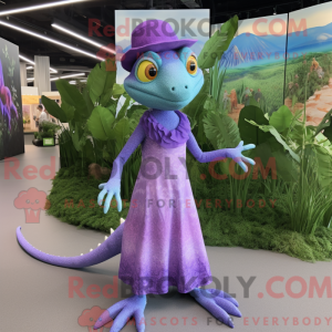 Lavender Geckos mascot...
