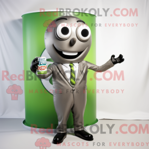 Olive Soda Can mascot...