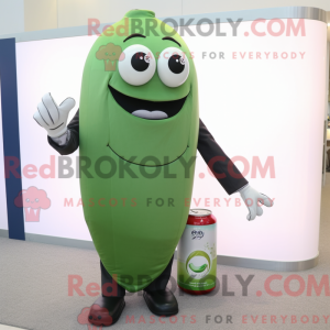 Olive Soda Can mascot...
