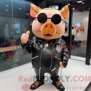 Figura de máscara de porco...