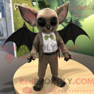 Olive Bat mascottekostuum...