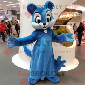 Blue Flying Squirrel mascot...