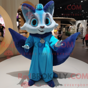 Blue Flying Squirrel maskot...