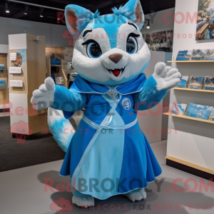 Blue Flying Squirrel mascot...