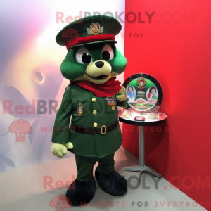 Red Green Beret mascot...