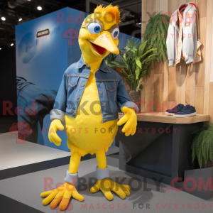 Yellow Pheasant mascot...