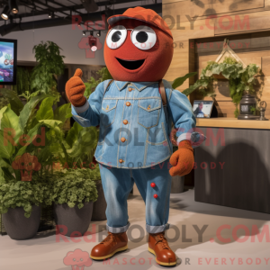 Rust Pepper mascot costume...