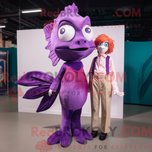Lilla Betta Fish maskot...