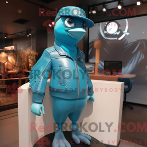 Turquoise Dove mascot...