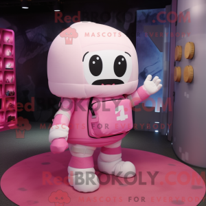 Pink Astronaut mascot...