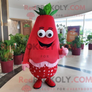Strawberry mascot costume...
