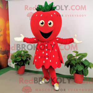 Strawberry mascot costume...