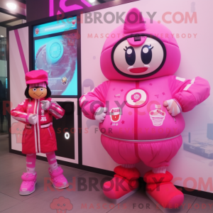 Pink Candy Box mascot...