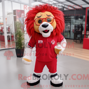 Red Lion-mascottekostuum...