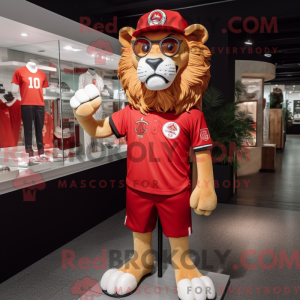 Red Lion-mascottekostuum...