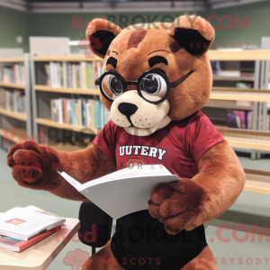 Rust Panther mascot costume...