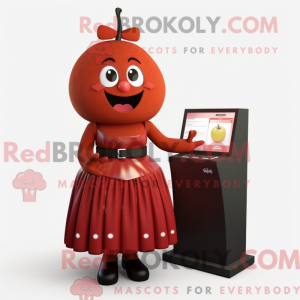 Rust Cherry mascot costume...