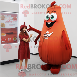 Rust Cherry mascot costume...