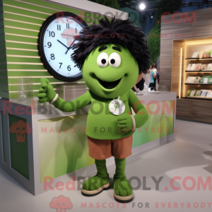 Olive Wrist Watch mascot...