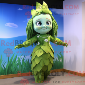 Disfraz de mascota sirena...