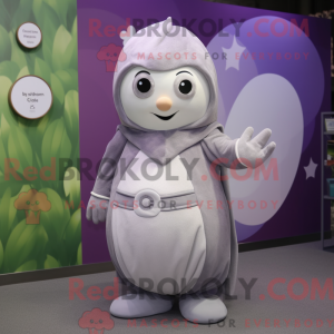 Silver Plum-mascottekostuum...