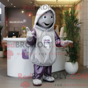 Silver Plum-mascottekostuum...