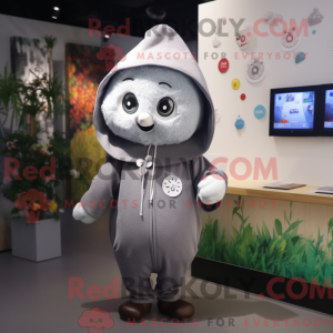 Silver Plum-mascottekostuum...