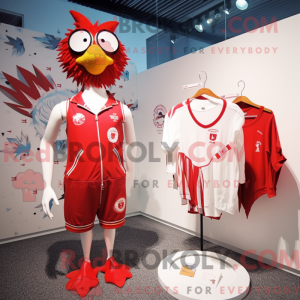 Costume mascotte de coq...