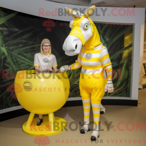 Citrongul Quagga maskot...